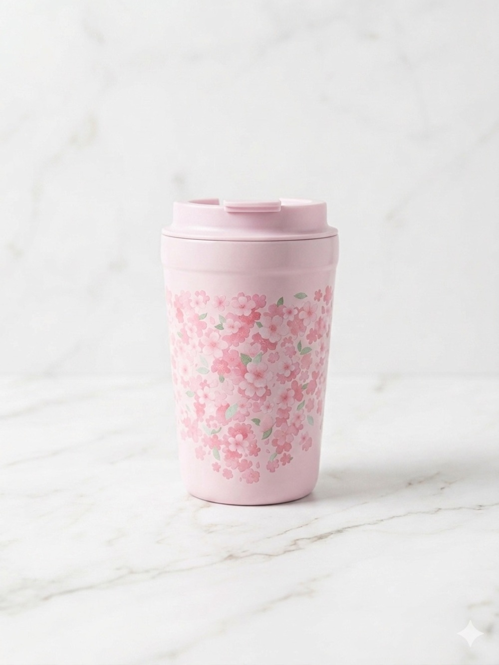Starbucks 2026 Spring Sakura Cherry Blossom Pink Stainless Steel Tumbler 12oz